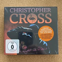 CHRISTOPHER CROSS - A NIGHT IN PARIS - 2CD + DVD - NEW SEALED