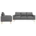 Sofagarnitur Stoff Couch Polstersofa Sofa Loungesofa mehrere Auswahl vidaXL