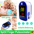 Finger Pulsoximeter Puls Blut Sauerstoff Messgerät - Pulsoxymeter SpO2 Oximeter