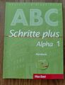 Schritte Alpha plus - Alpha 1 - Hueber - neu - Alphabetisierung Deutsch