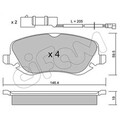 1x ORIGINAL® Cifam 822-529-0 Bremsbelagsatz, Scheibenbremse Vorne, inkl.