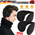 2X Winter Ohrwärmer Ohrenschützer Ohrenklappen Fleece Ohrwärmer Unisex Earmuffs