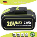 7000Ah Akku Ersatz für Worx 20V WA3553 WR142E WA3551 WA3551.1 WA3553 WA3641 7AH