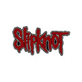 Slipknot Patch Aufnäher · Red Logo Cut Out · Offizieller Metal Band Merch