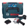 Bosch GWS 18V-10 SC Akku Winkelschleifer 18 V 125 mm + 1x Akku 4,0 Ah + L-Boxx