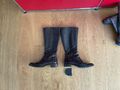 Paul Green Gr. 39 UK 6  Damen Stiefel Boots Leder  Braun mit Defekt