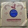 Schellack Platte: Louis Armstrong - Basin Street Blues / St. Louis Blues - Voc.