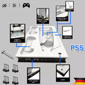 PS5 Controller Dual Ladestation Mit Lüfter Vertikaler Standfuß für PlayStation5*