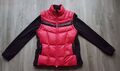 Wedze Damen Daunen Hybrid Jacke Weste mit Ärmeln gesteppt pink schwarz Gr.EUR L