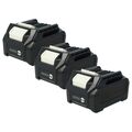 3x Akku 2500mAh für Makita CF001GZ,CF002G,CF002GZ,CL001G,CL001GZ,CL002G