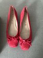 Unisa Ballerina Gr. 40 Chili rot Kid Suede loafer