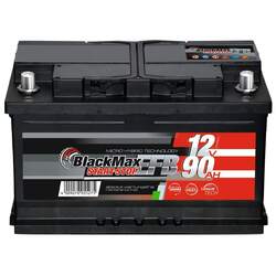 EFB Autobatterie 12V 90Ah BlackMax Start-Stop PKW Batterie statt 70Ah 75Ah 80AhEFB-AUTOBATTERIE | TOP QUALITÄT +++ MADE IN GERMANY+++