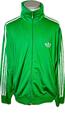 Adidas Trainingsjacke Freizeitjacke Herren Gr. XXL Firebird Grün Vintage