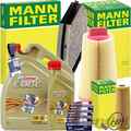 MANN INSPEKTIONSPAKET+CASTROL 5W30 MOTORÖL passend für MERCEDES W/S204 C180 C200