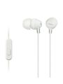 SONY In-Ear Kopfhörer mit Fernbedienung MDR-EX15APW 100 dB/mW Weiß NEU OVP