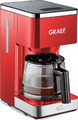 Graef FK403-EU Rot Papier-Filter-Kaffeemaschine Automat Glaskanne-10 Tassen