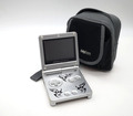 Nintendo Game Boy Advance SP Tribal Edition Silber Handheld-Spielkonsole +Tasche