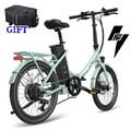 Elektrofahrrad 20 Zoll eBike 250W Mountainbike E-Fahrrad 25km/h Pedelec Citybike