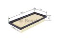 BOSCH F 026 400 507 Luftfilter  für MITSUBISHI Filtereinsatz