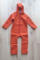 Disana Wollwalk Anzug Overall in orange Größe 98/104 wie neu