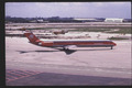 ORIGINAL FUJICHROME FARBDIA AERO MEXICO DOUGLAS MD-82 FLUGZEUG.