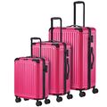 Travelite Cruise 4-Rollen Kofferset 3tlg. #TRV-72640 (pink)