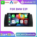 2G+32G Für BMW 5er E39 X5 E53 E38 Android 13 Autoradio Carplay GPS NAVI WIFI RDS