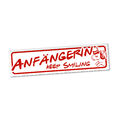 Anfängerin Keep Smiling Magnetschild Auto Fahranfänger Magnetfolie Geschenkidee