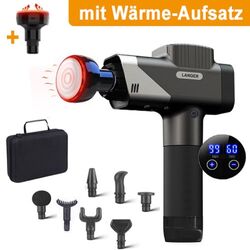 Massagepistole WÄRMEFUNKTION Massagegerät Akku Tage Muskel Massage Gun 30 Stufen