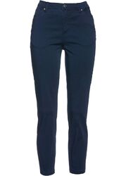 Stretchhose in 7/8-Länge Gr. 36 Dunkelblau Damen Hose Slim Fit Pants Neu*