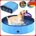 Hundepool Faltbar Swimmingpool Schwimmbecken Doggy Planschbecken Garten Ø100cm