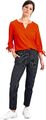 Garcia Damen Freizeitbluse Bluse, Orange (Red Orange), 36/S