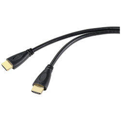 SpeaKa Professional HDMI Anschlusskabel HDMI-A Stecker, HDMI-A Stecker 5.00 m...