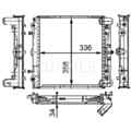 Kühler Motorkühlung MAHLE CR 383 000S für Porsche Boxster 911 Targa