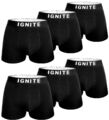 Boxershorts Herren Baumwolle 6er Pack Schwarz Unterhose Herren Unterwäsche