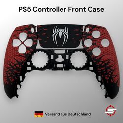 PS5 Controller Spiderman Design Gehäuse Zubehör Case Schale Front Marvel