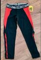 NEU ZUMBA Gr.XS EAST.2001 CROP LEGGINGS SCHWARZ/ROT