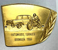 Automobil Turnier Uhingen 1966 alte Auto Motorrad Plakette Motorsport Club Badge