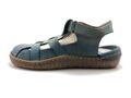 Rieker Antistress Damen Sandale Sandalette Pantolette Blau Gr. 39 (UK 6)