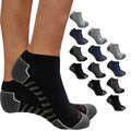 Herren Socken 12 Paar Neti Sneaker Kurzsocken Fußlinge Baumwolle 39-46 SD00017