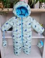 Bugs & Hugs Baby Jungen  Winter Overall Gr. 62/68 -3/6 Monate   Jacke mit Kapuze