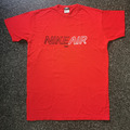 "NIKE AIR" T-Shirt, Gr. 48/50 (L), Rot, guter Zustand, Print,Druck,Logo