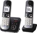 Panasonic KX-TG6822GB Festnetz-Telefon mit AB analog schnurlos Schwarz