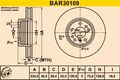 2x BARUM Bremsscheibe BAR30109 für BMW X5 E53 X3 E83 xDrive