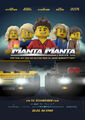 MANTA MANTA Filmplakat DIN A4, Remake Homage mit LEGO® Figuren