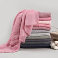 Damen Baumwolle Und Leinen Schal Einfarbig Candy Farbe Literarische Warm Schal ☀