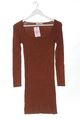 STRADIVARIUS Strickkleid Damen Gr. DE 36 braun Casual-Look