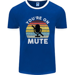  T-Shirt Youre On Mute lustiges Mikrofon Konferenz Herren Klingelton FotL