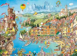 Ravensburger 14149 - Bella Italia - 500 Teile Puzzle - vollständig - mit OVP