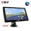 XGODY 7'' Zoll GPS Navi Navigation für Auto LKW PKW Navigationsgerät 16GB+256MB